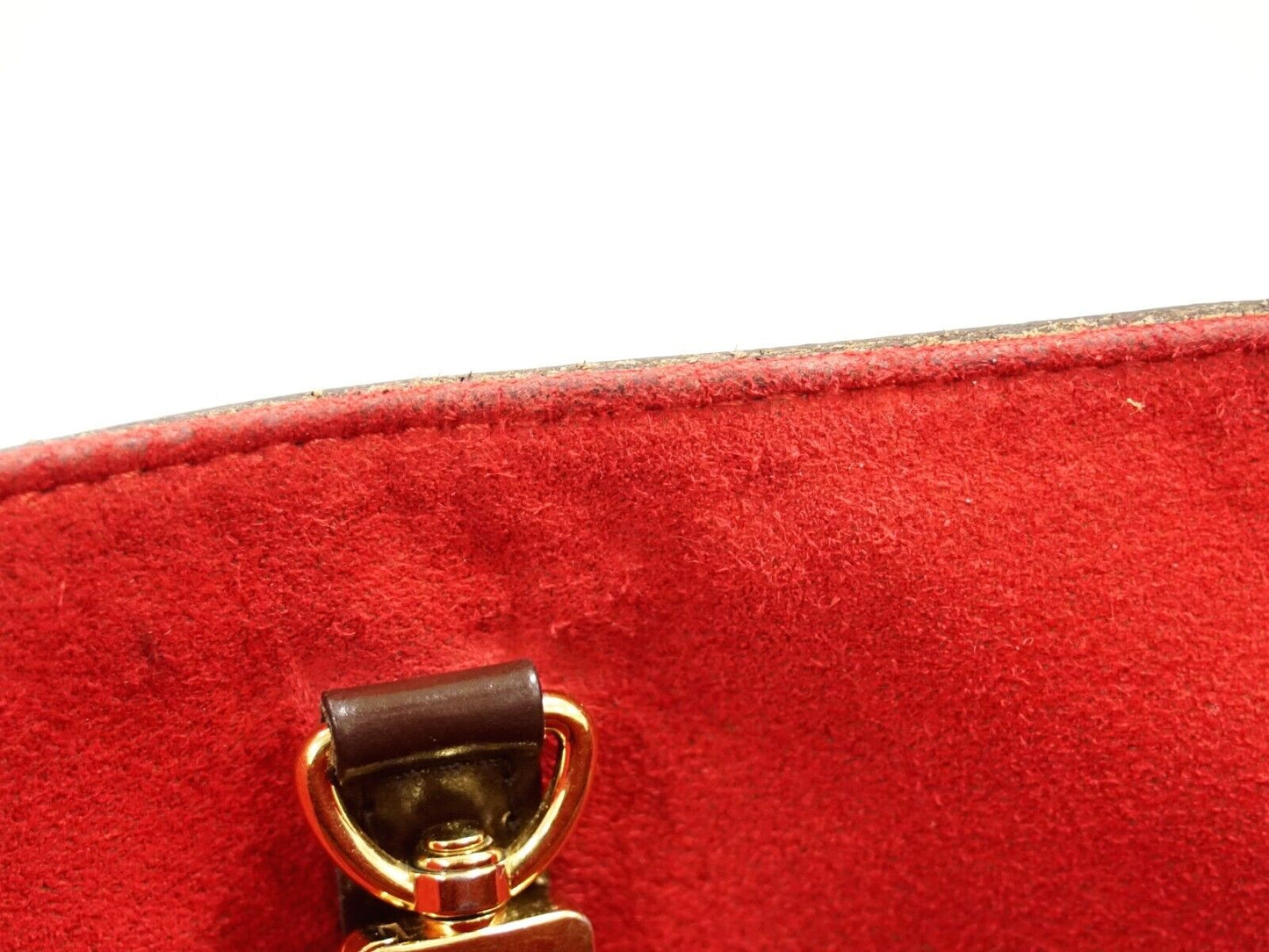 Louis Vuitton Brown Canvas Hampstead handbag bag