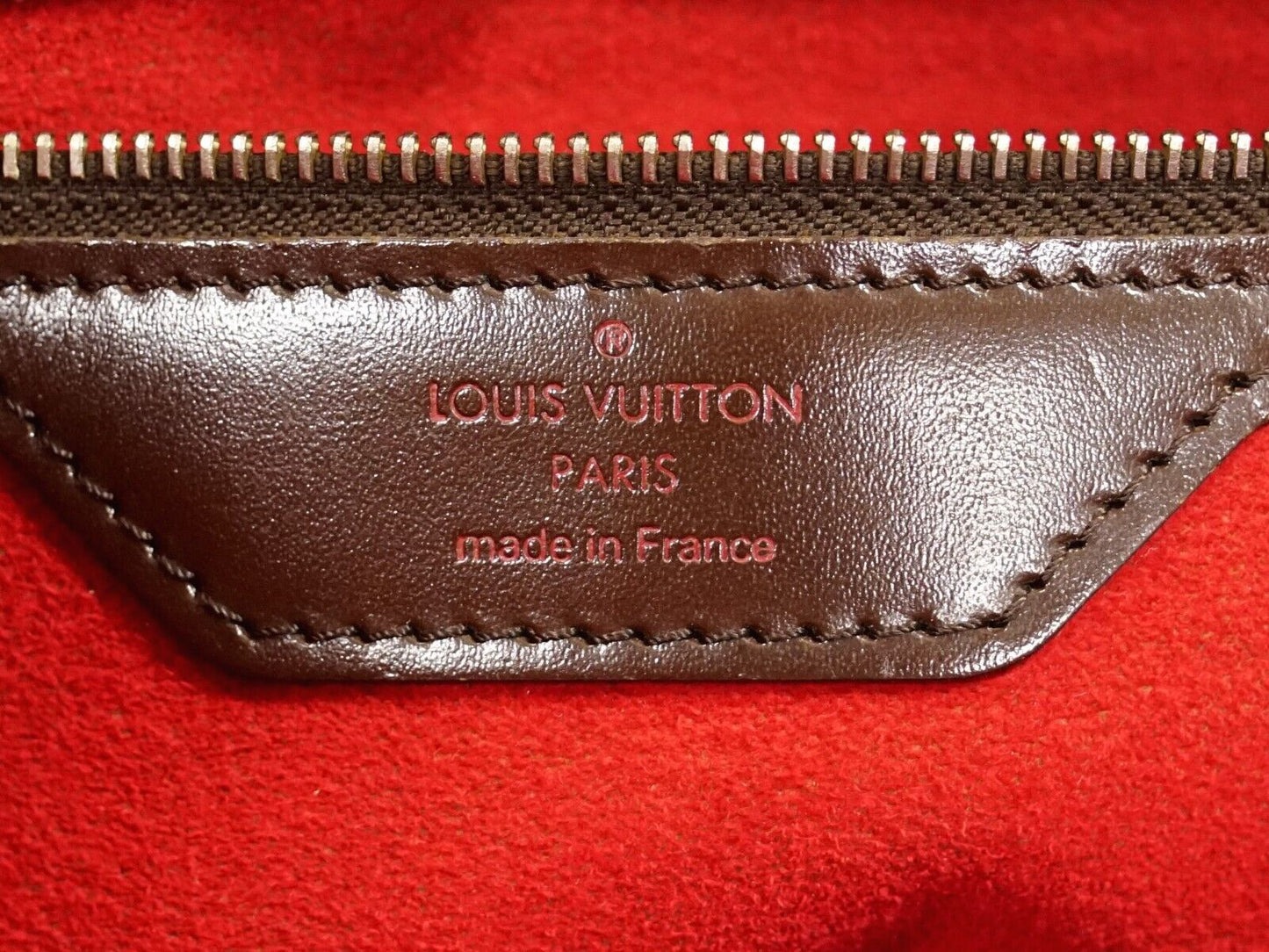 Louis Vuitton Brown Canvas Hampstead handbag bag