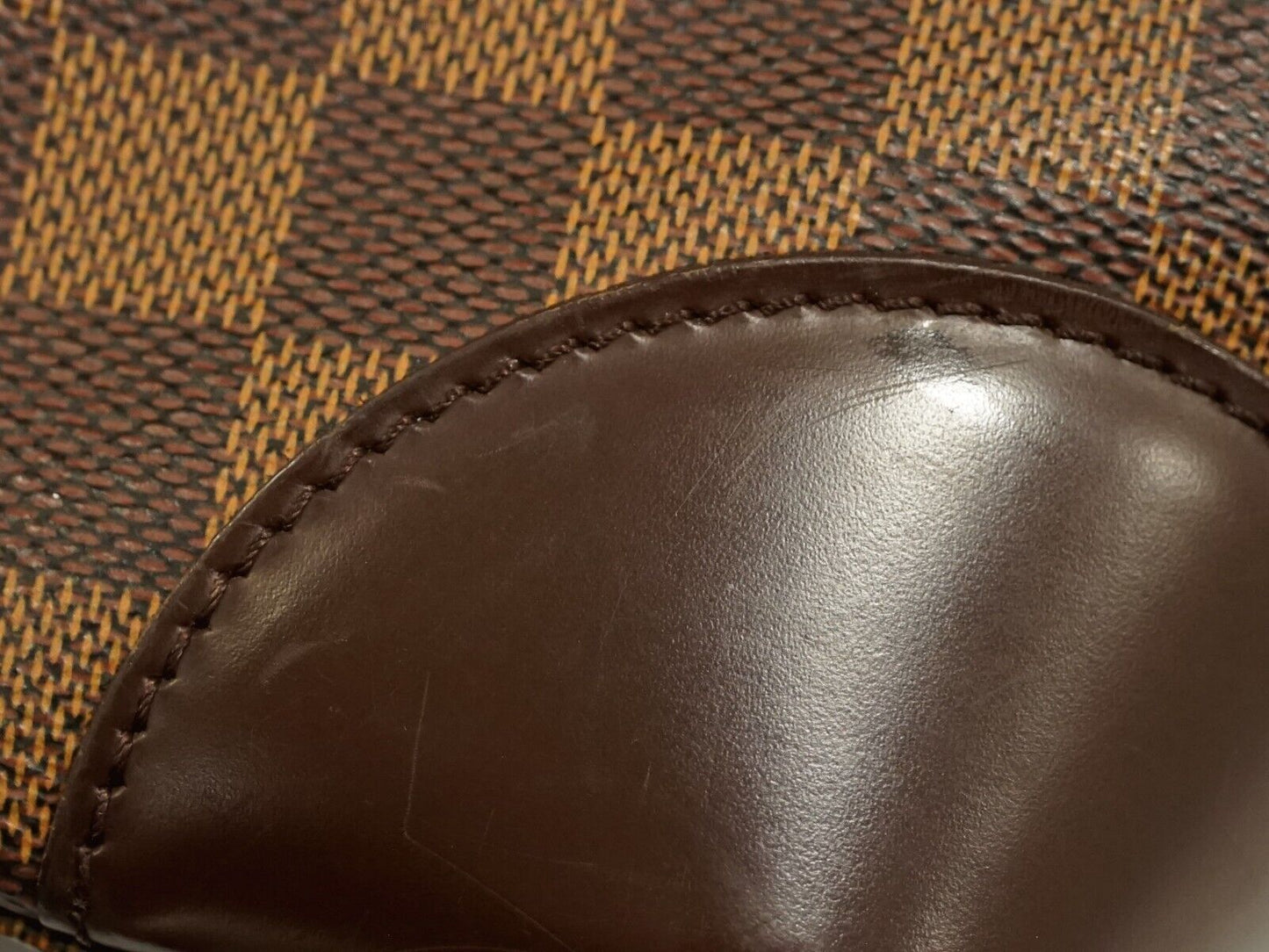 Louis Vuitton Brown Canvas Hampstead handbag bag