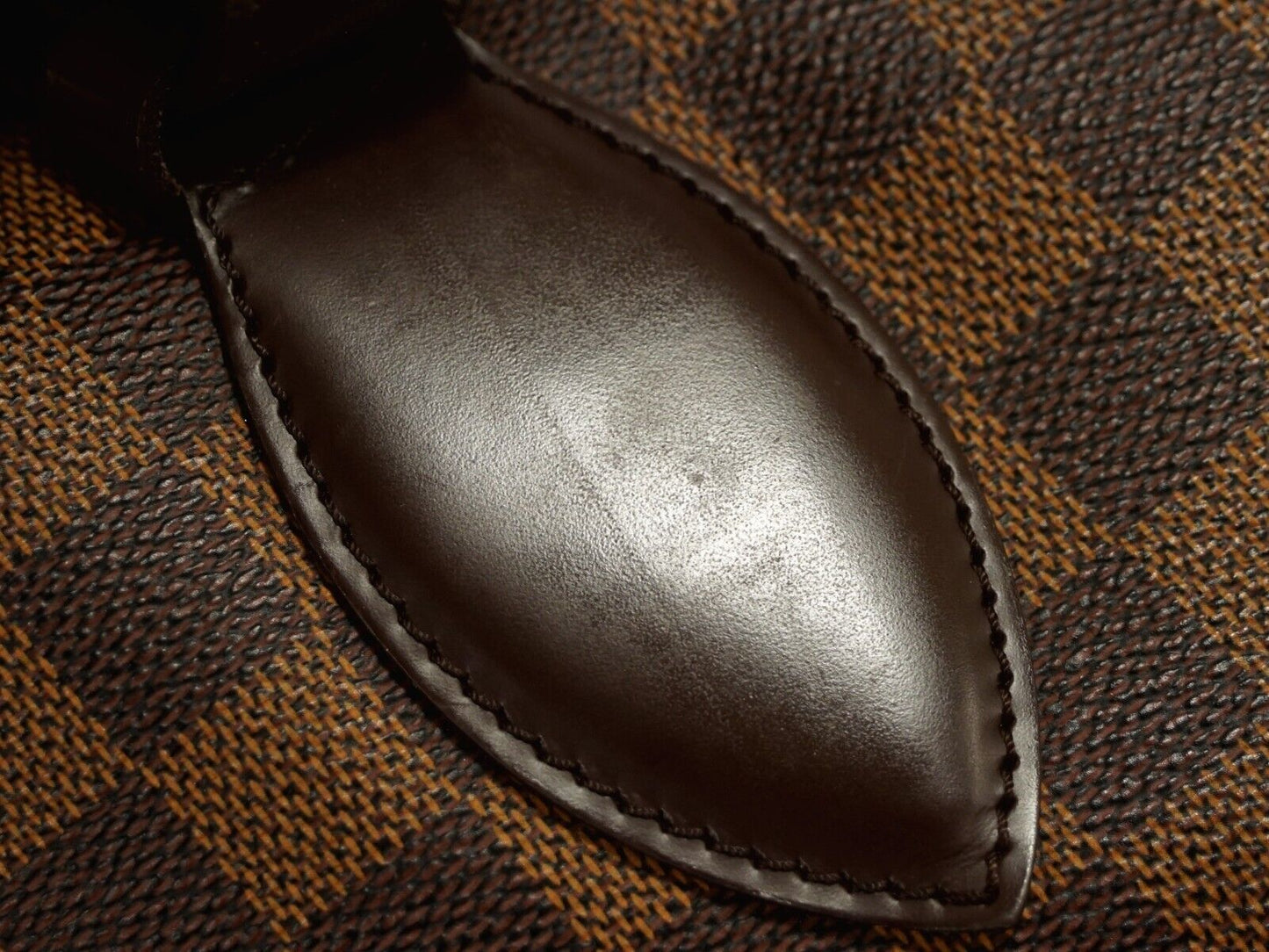 Louis Vuitton Brown Canvas Hampstead handbag bag