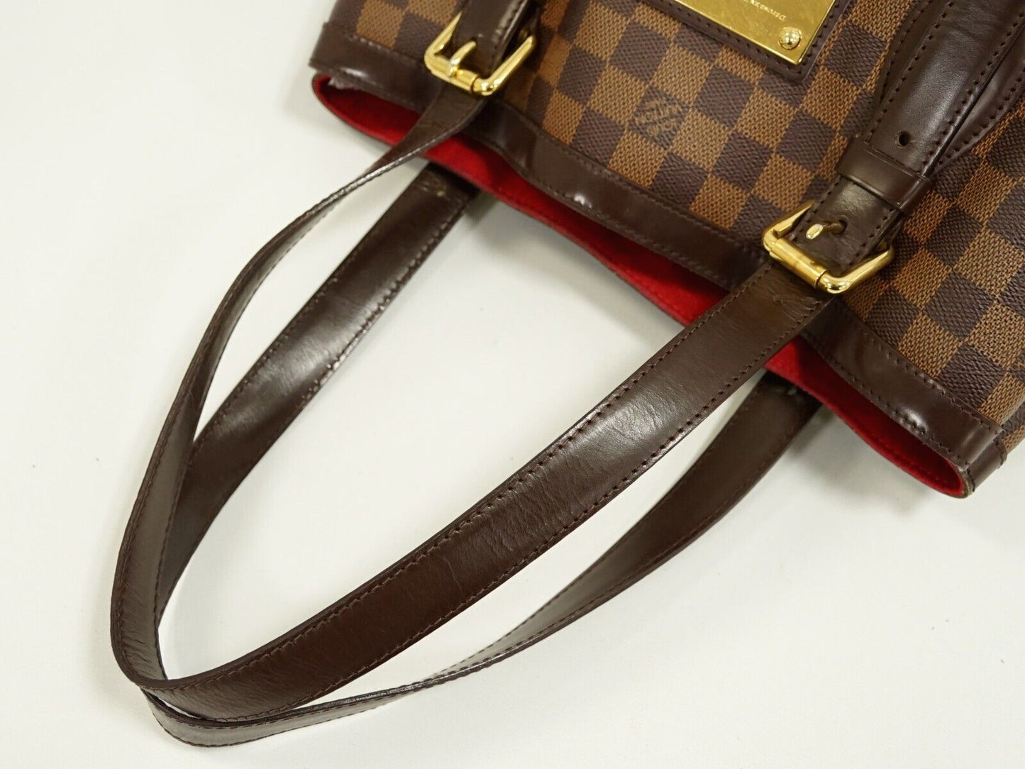 Louis Vuitton Brown Canvas Hampstead handbag bag