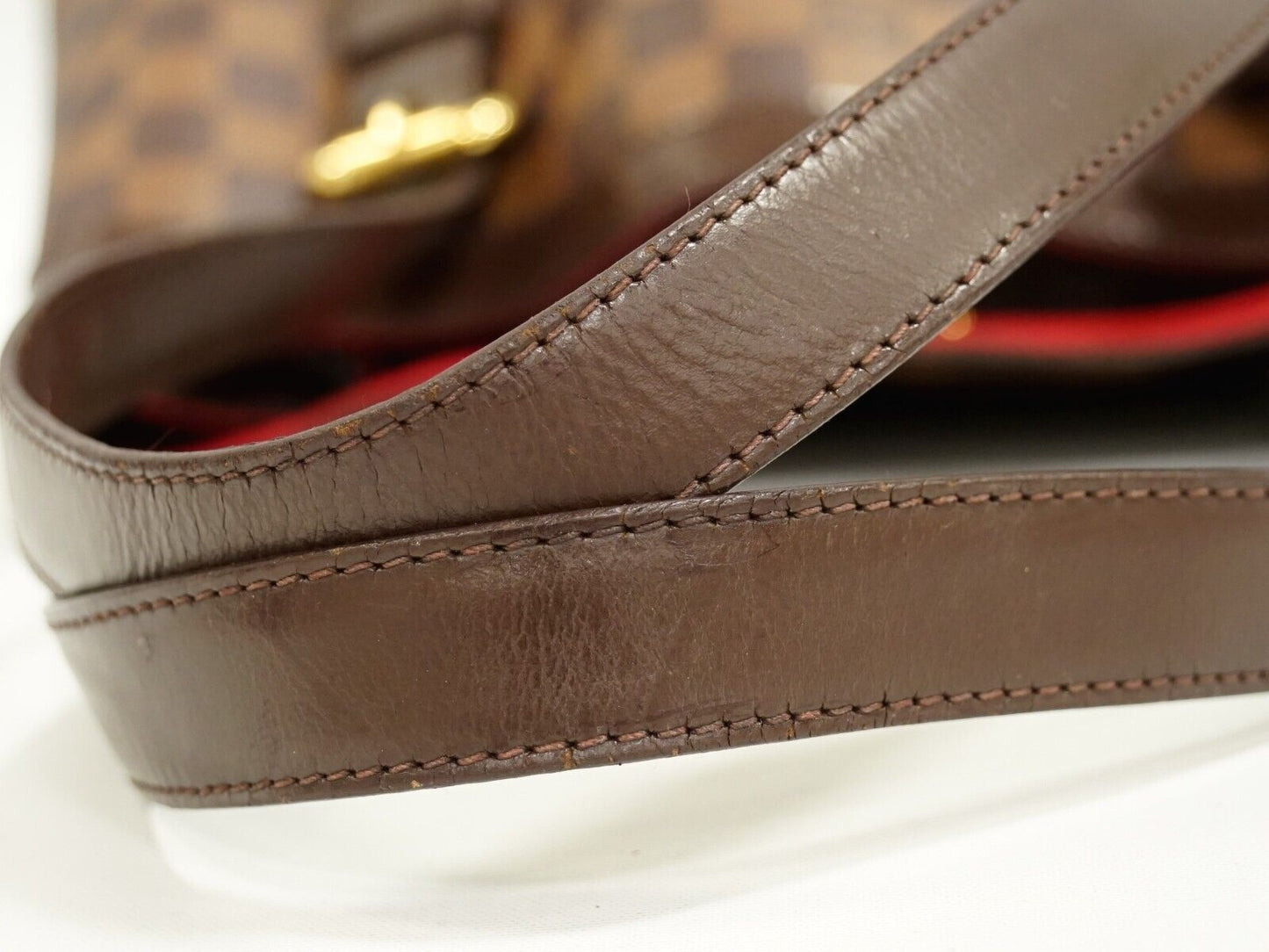 Louis Vuitton Brown Canvas Hampstead handbag bag