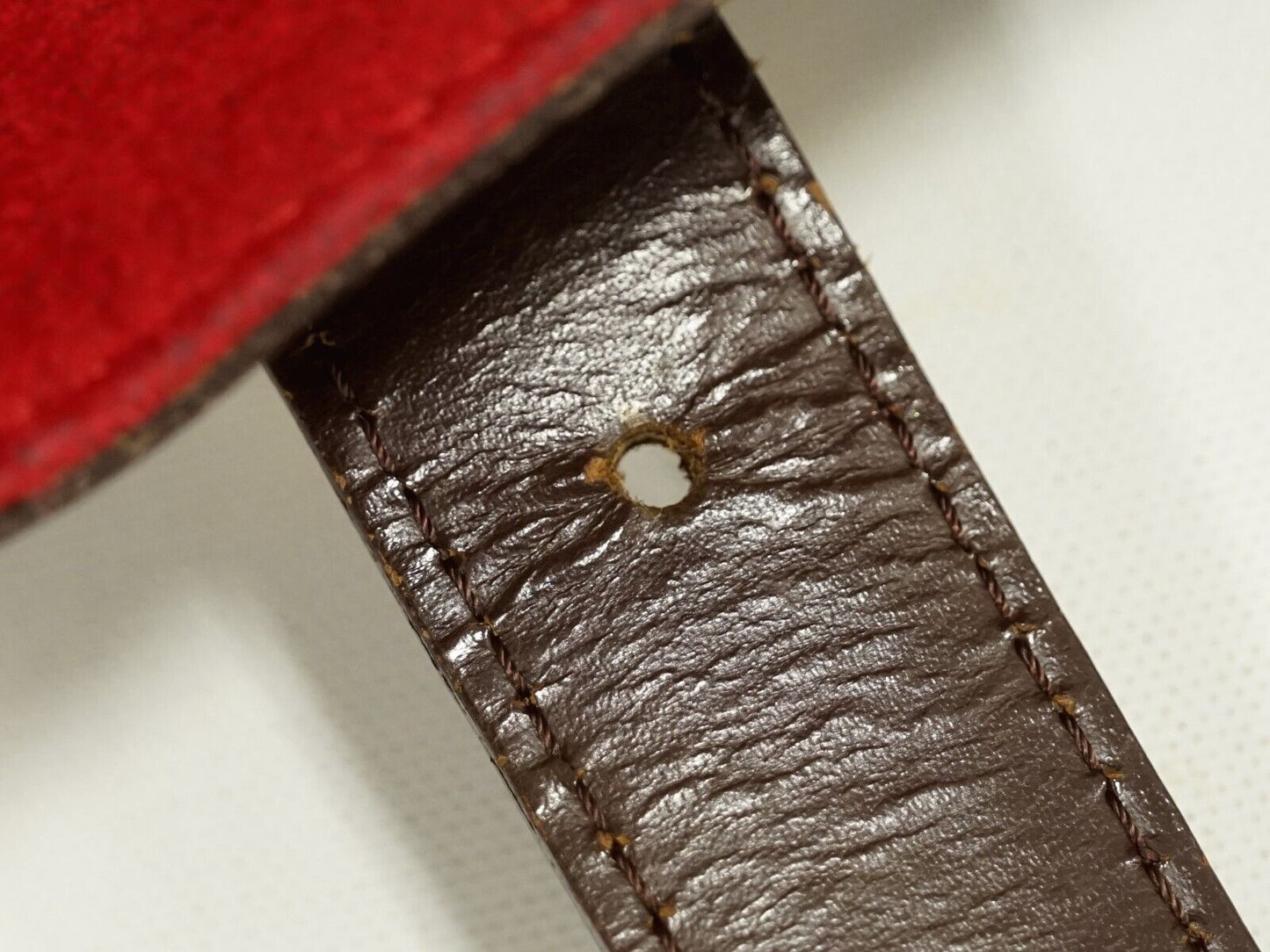 Louis Vuitton Brown Canvas Hampstead handbag bag