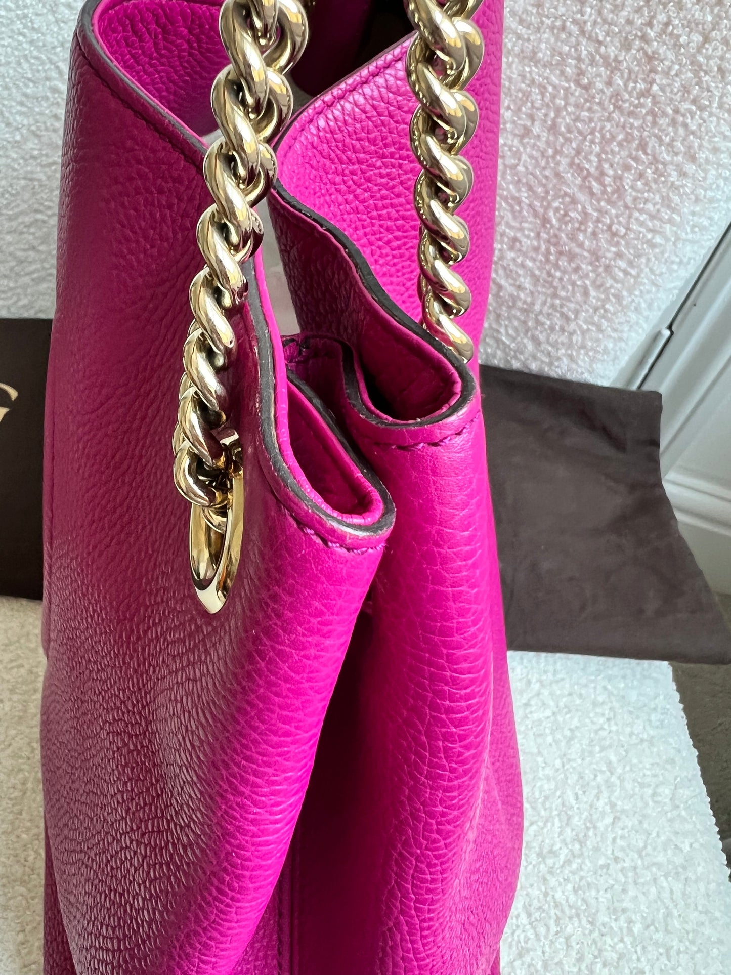 Gucci Pink Soho Chain Tote (RRP £1350)