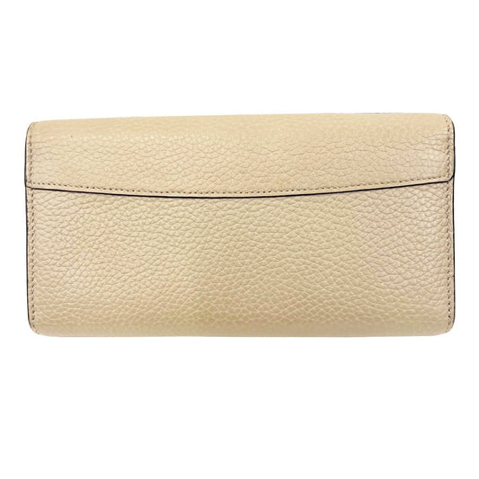 Louis Vuitton Beige Leather Portefeuille capucines wallet accessories