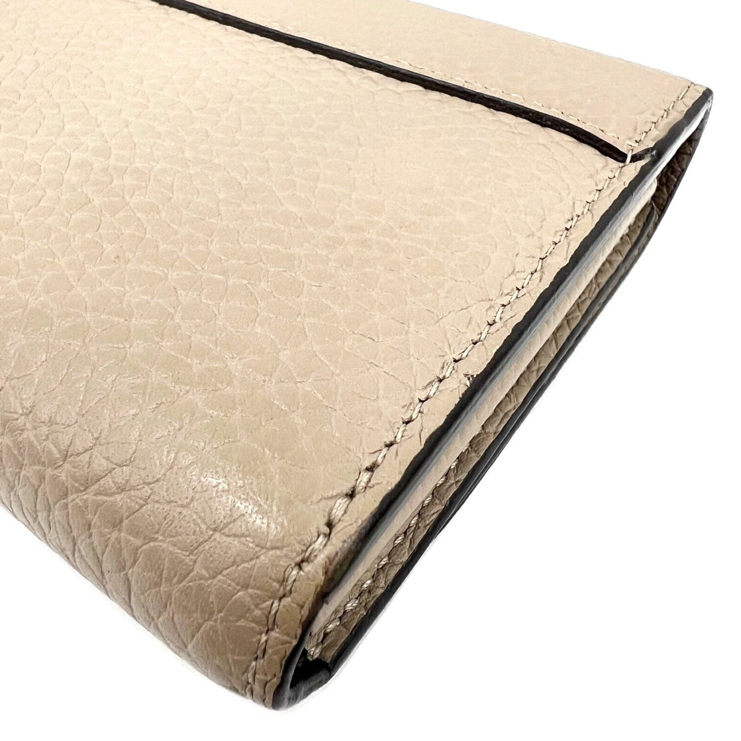 Louis Vuitton Beige Leather Portefeuille capucines wallet accessories