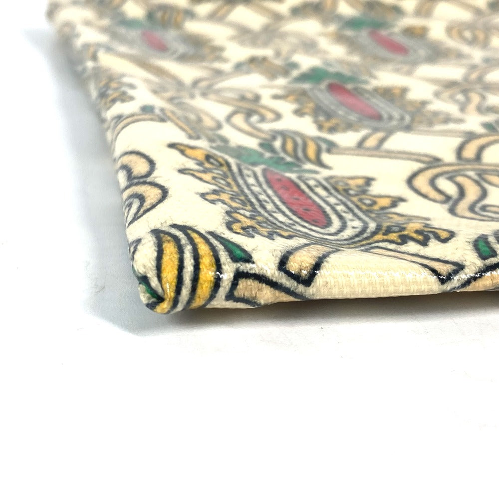 GUCCI Clutch bag Coated canvas Red Garden Women Used