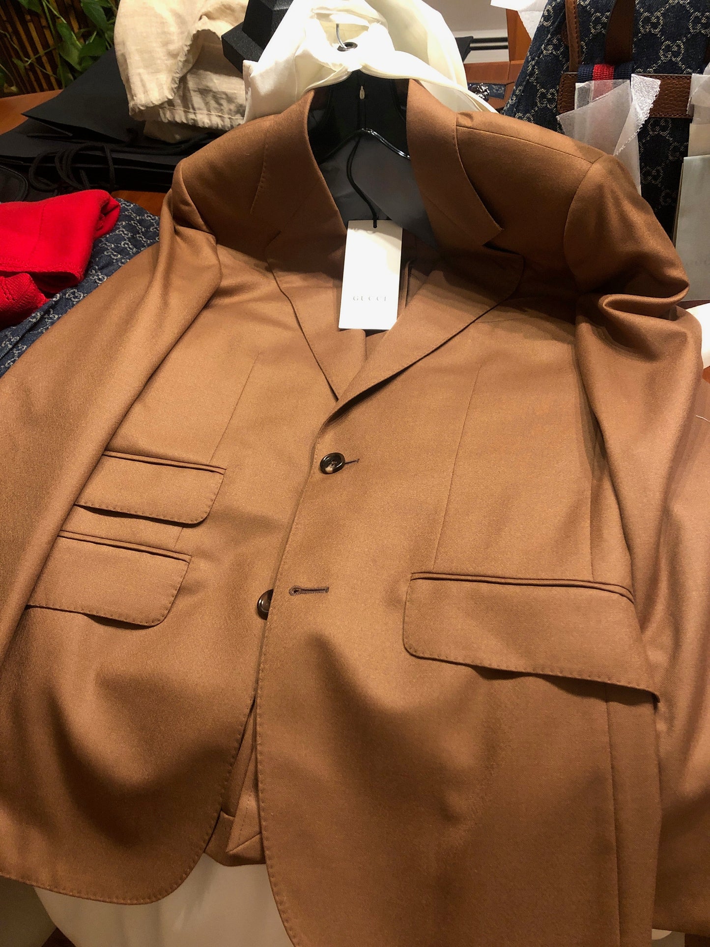 Gucci Formal Heritage Jacket in Winter Panama Bengal