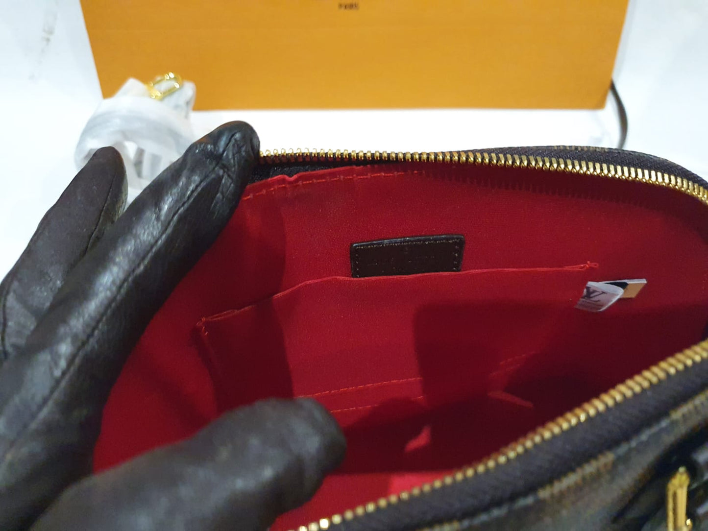 Louis Vuitton Alma BB Damier Ebène Handbag