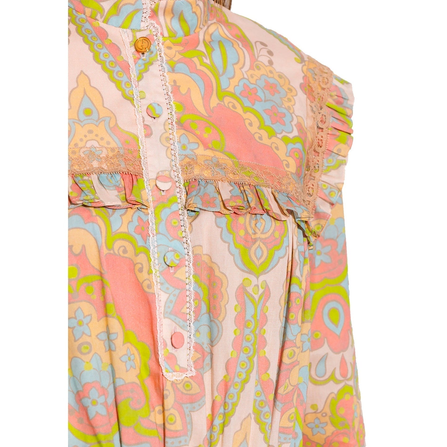 Gucci Fiorito Floral Dress Women