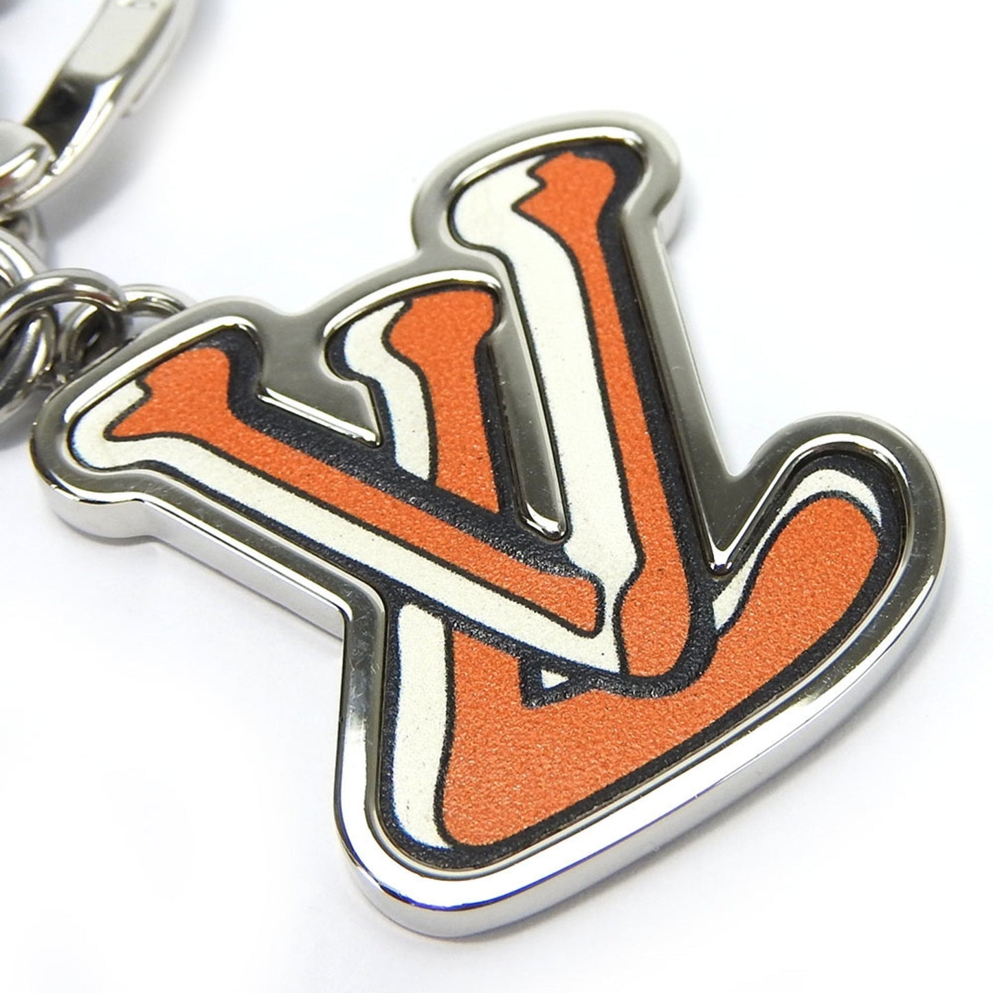 Louis Vuitton blue  Leather Metal Keyring