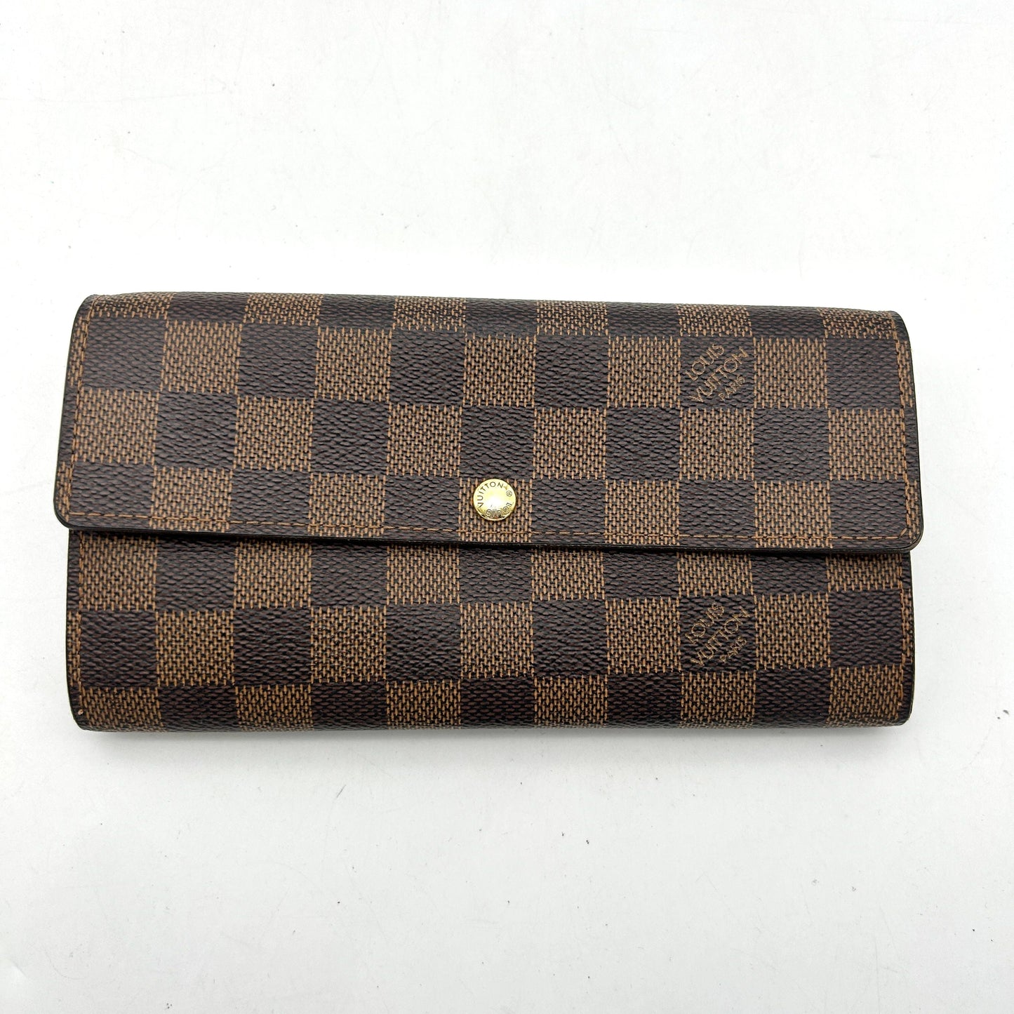 LOUIS VUITTON Damier Ebene Sarah Wallet lv3314fd