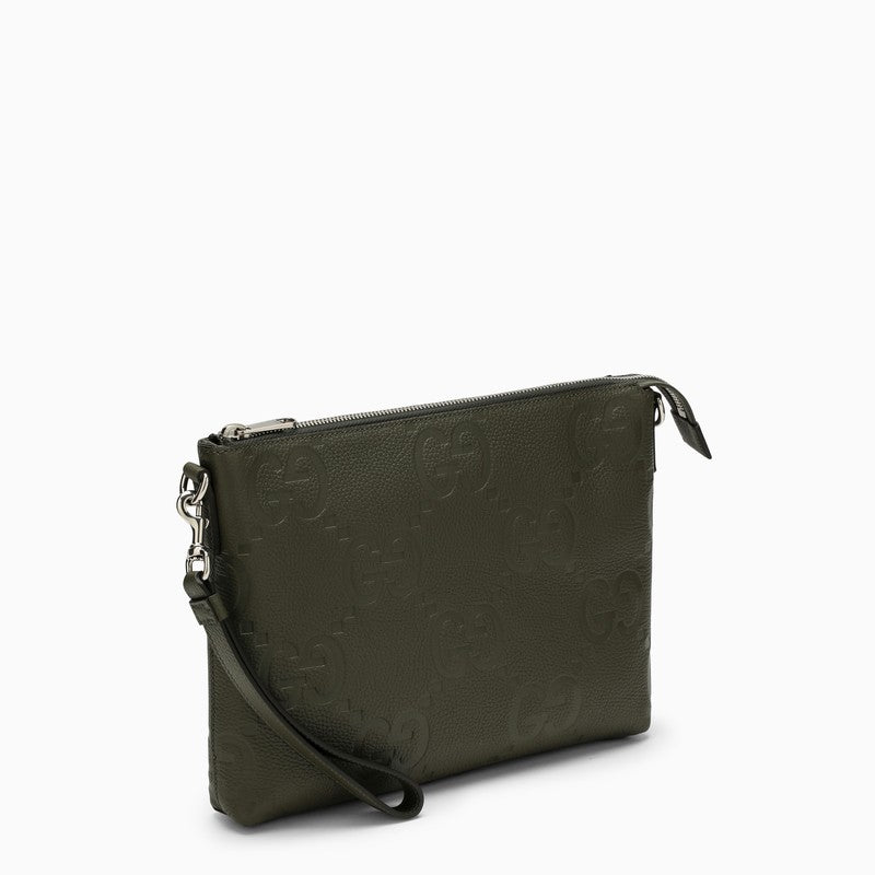 Gucci Green Jumbo Gg Shoulder Bag Men