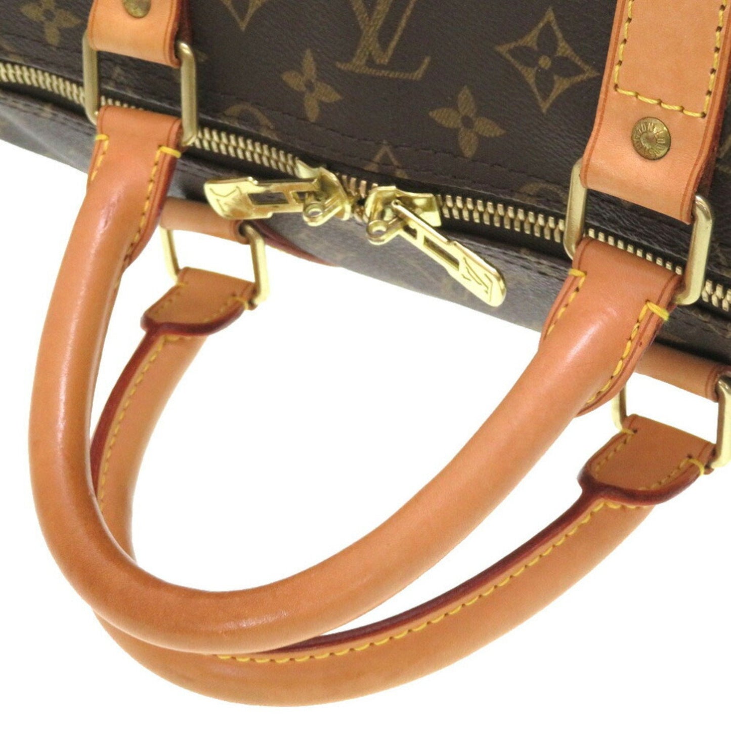 Louis Vuitton Brown Canvas Keepall 55 travel bag
