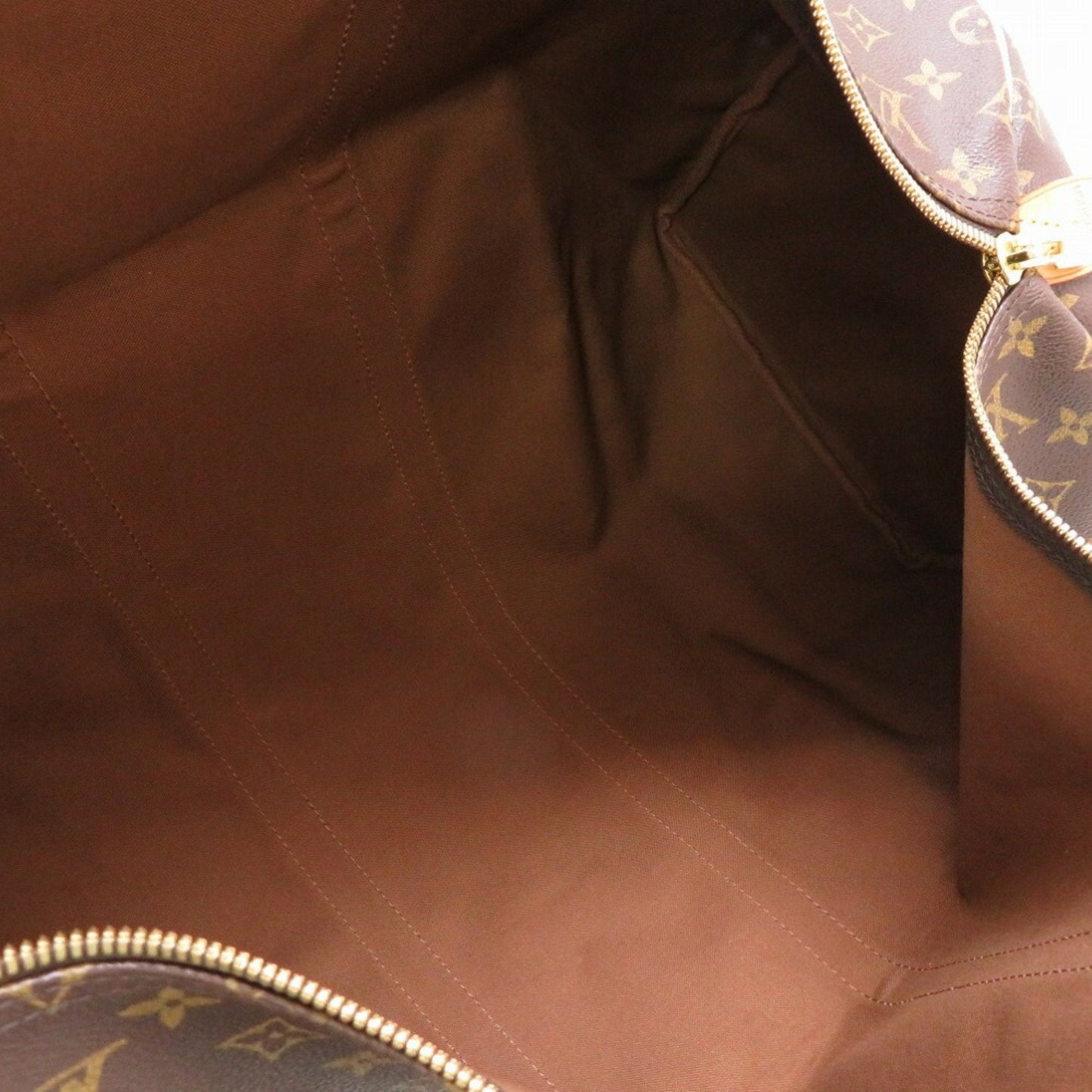 Louis Vuitton Brown Canvas Keepall 55 travel bag