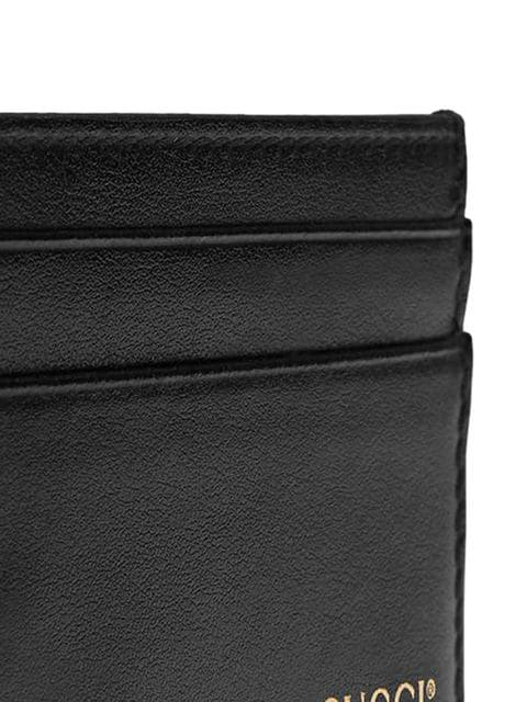 Gucci GG Logo Card Holder in Black