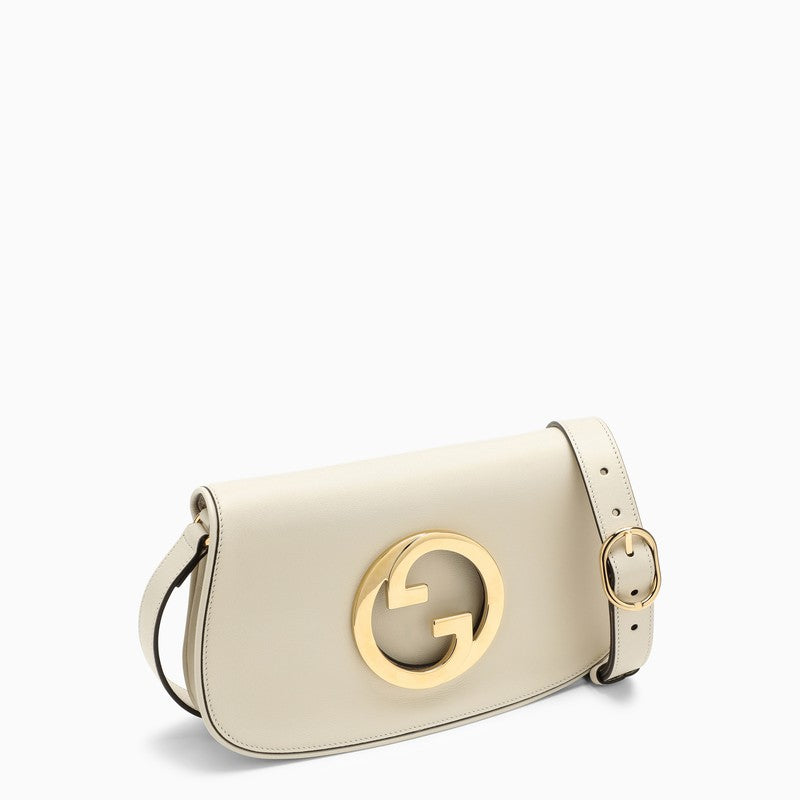 Gucci White Leather Blondie Bag Women