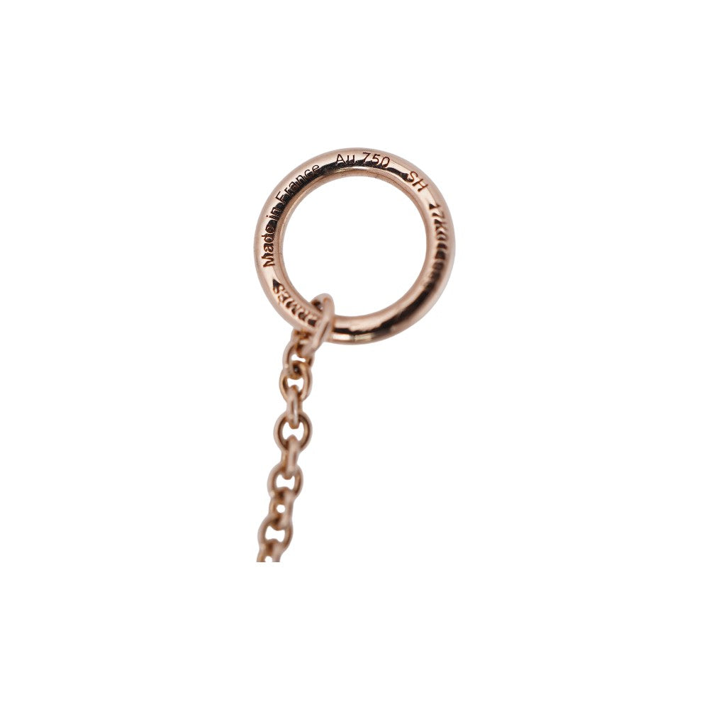 HERMES bracelet K18 Pink Gold Pink gold Chene Dunkle Mini Punk SH
