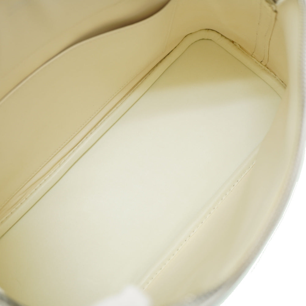 HERMES Handbag Toile H, Taurillon Clemence white Bored 31