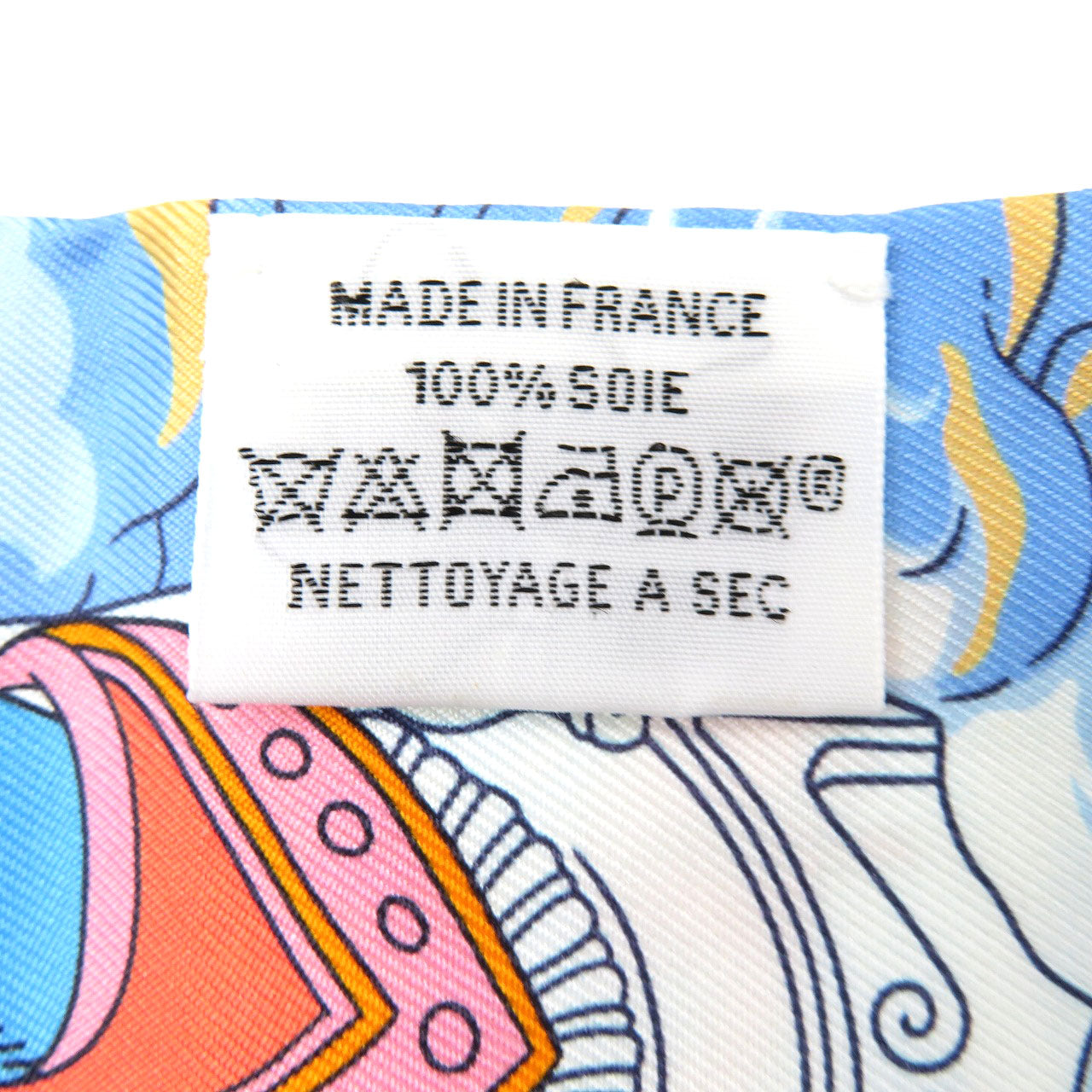 HERMES scarf silk Marin Twilly