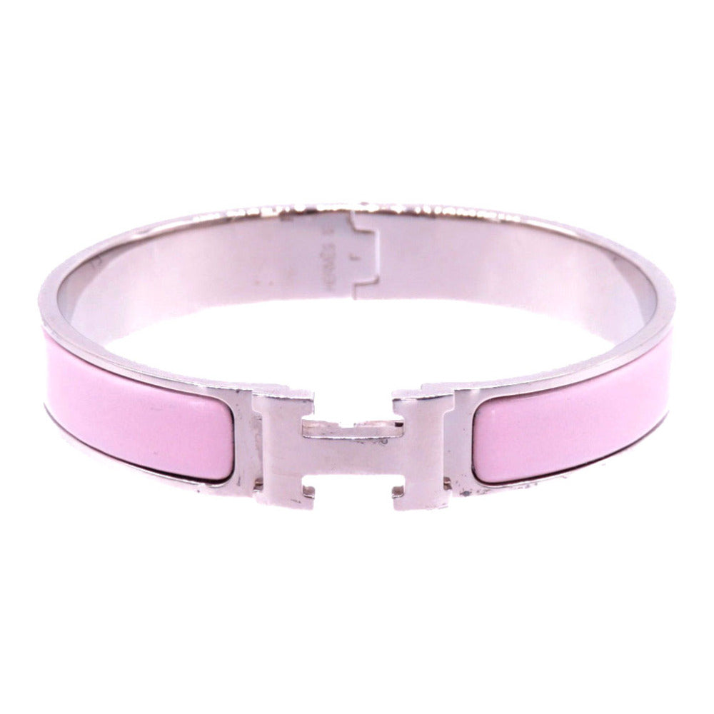 HERMES Bangle metal pink Click crack PM