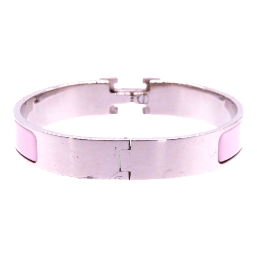 HERMES Bangle metal pink Click crack PM