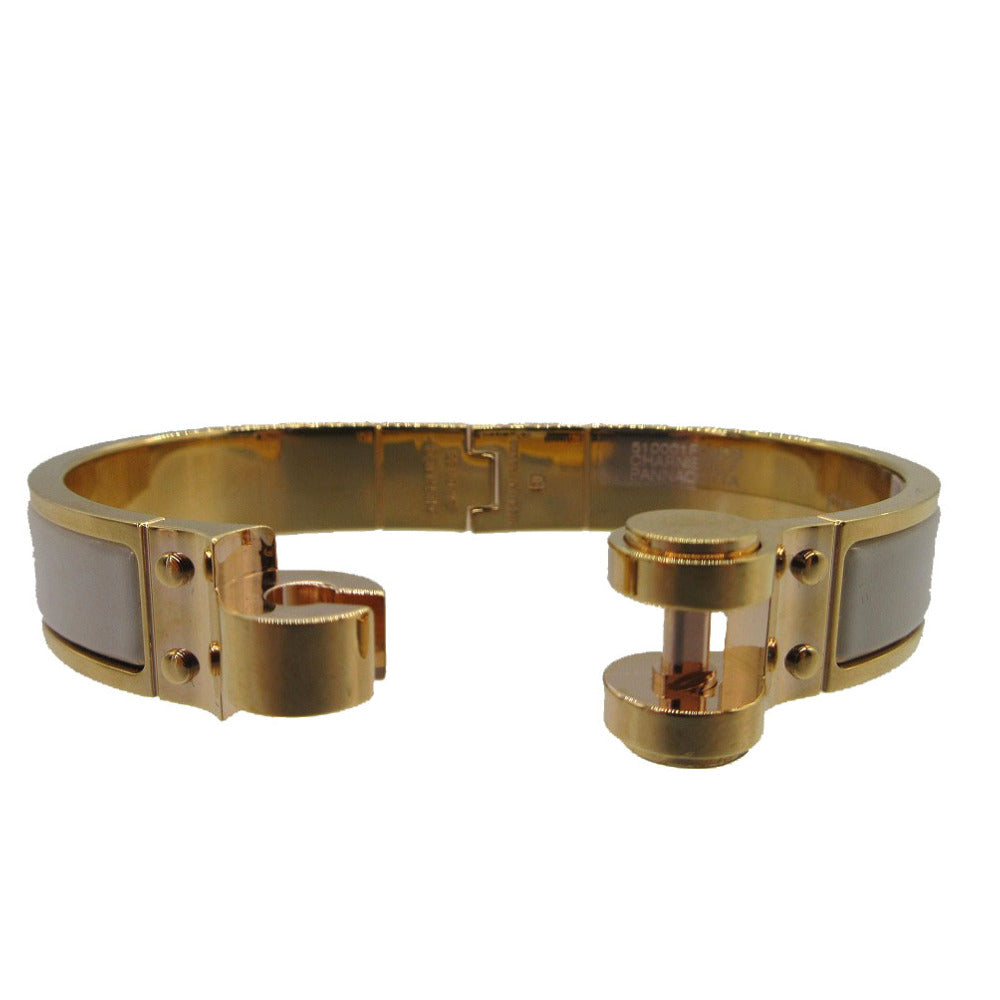 HERMES Bangle metal Ivory Charniere