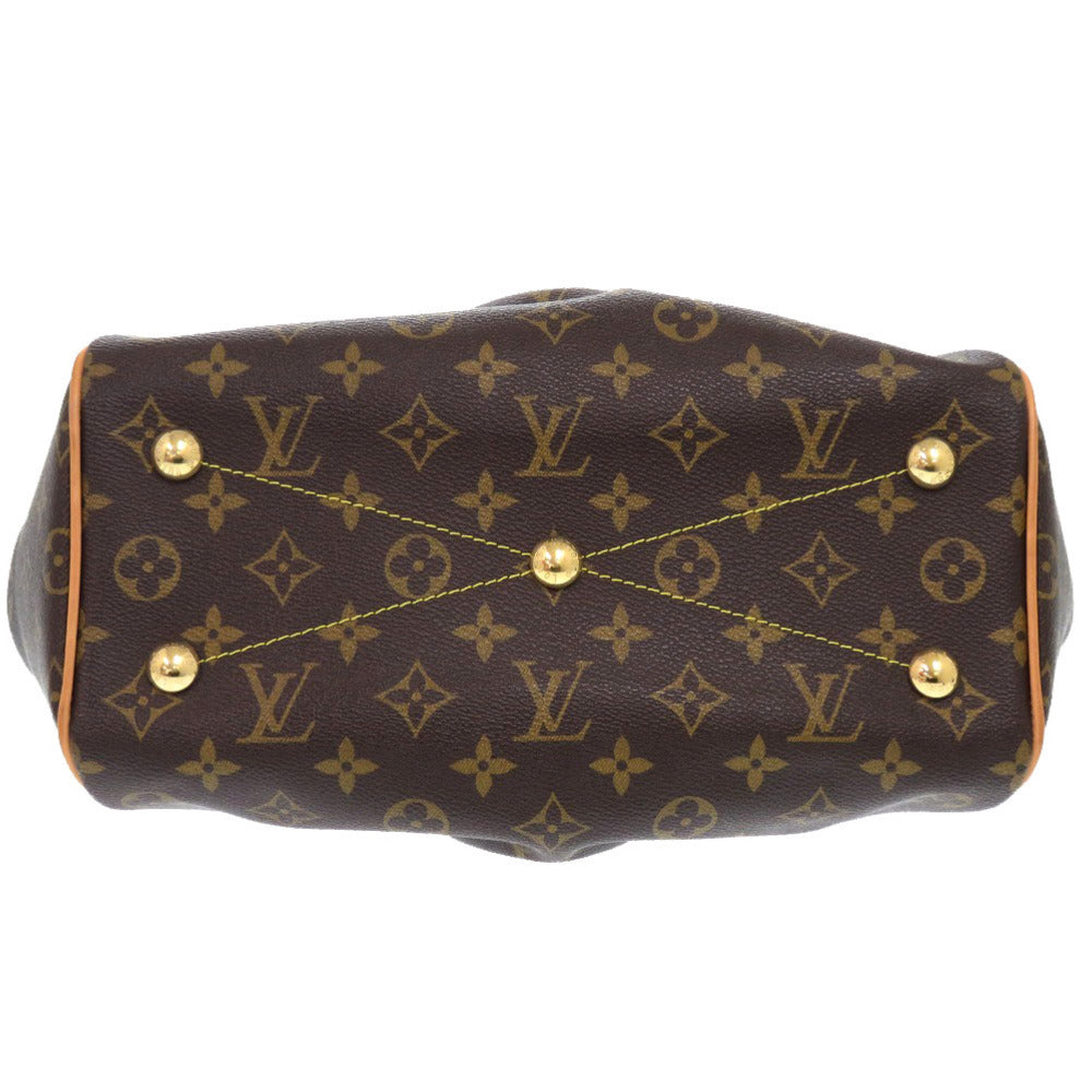 LOUIS VUITTON Handbag M40143 Monogram canvas Brown Monogram Tivoli PM Women Used