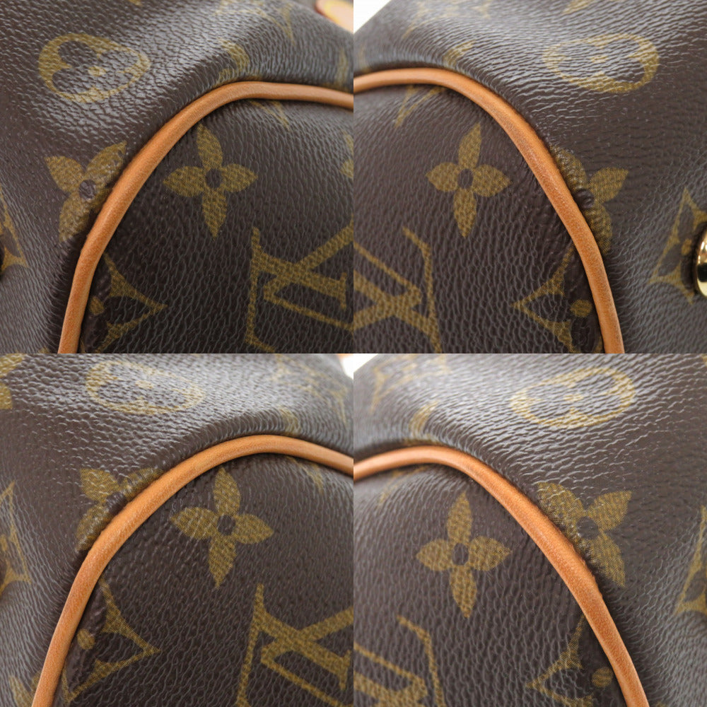 LOUIS VUITTON Handbag M40143 Monogram canvas Brown Monogram Tivoli PM Women Used