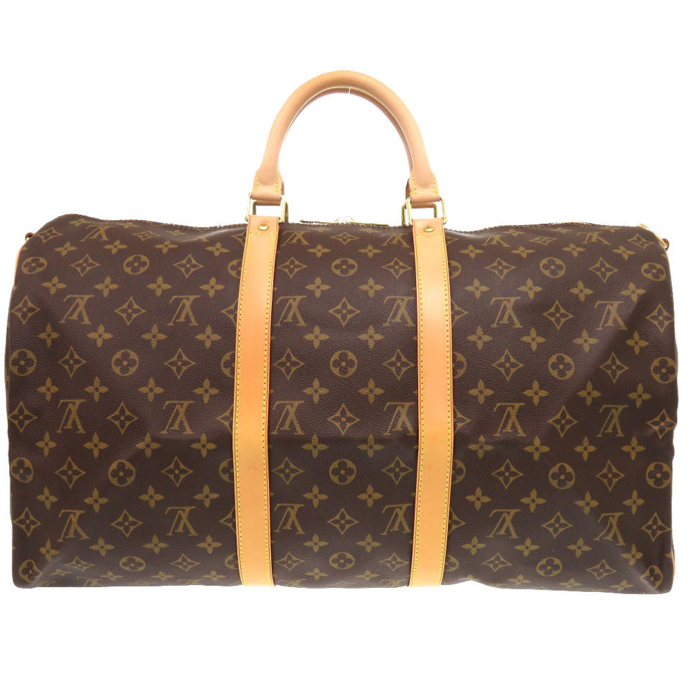 LOUIS VUITTON Boston Duffel bag M41416 Monogram canvas Brown Monogram Keepall bandouliere50 mens Used