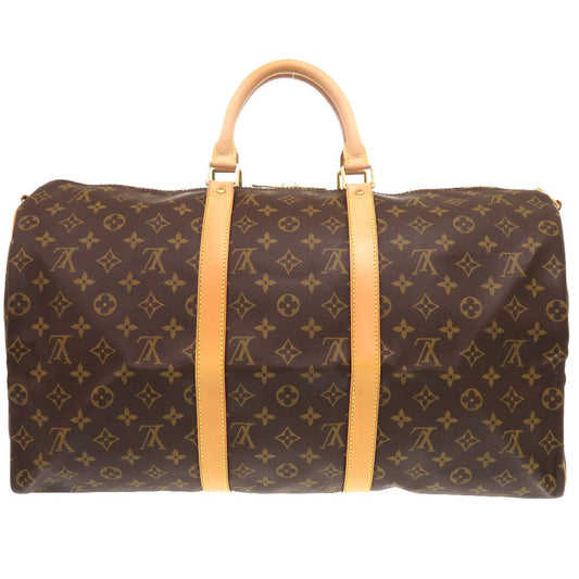 LOUIS VUITTON Boston Duffel bag M41416 Monogram canvas Brown Monogram Keepall bandouliere50 mens Used