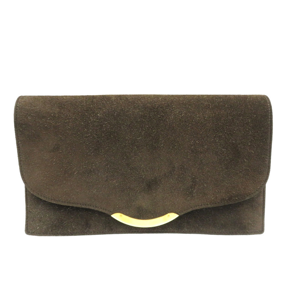 HERMES Clutch bag Doblis Brown Women Used