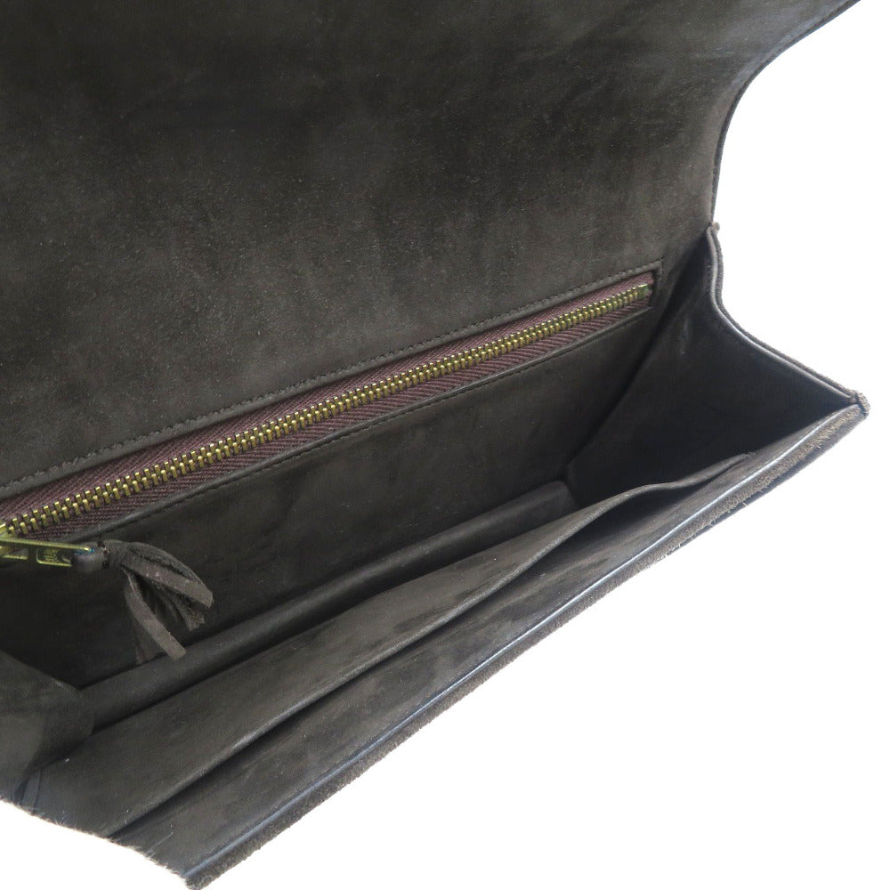HERMES Clutch bag Doblis Brown Women Used