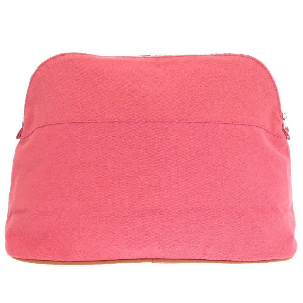 HERMES Pouch canvas pink Bolide Pouch TGM 34 Women Used