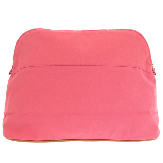 HERMES Pouch canvas pink Bolide Pouch TGM 34 Women Used