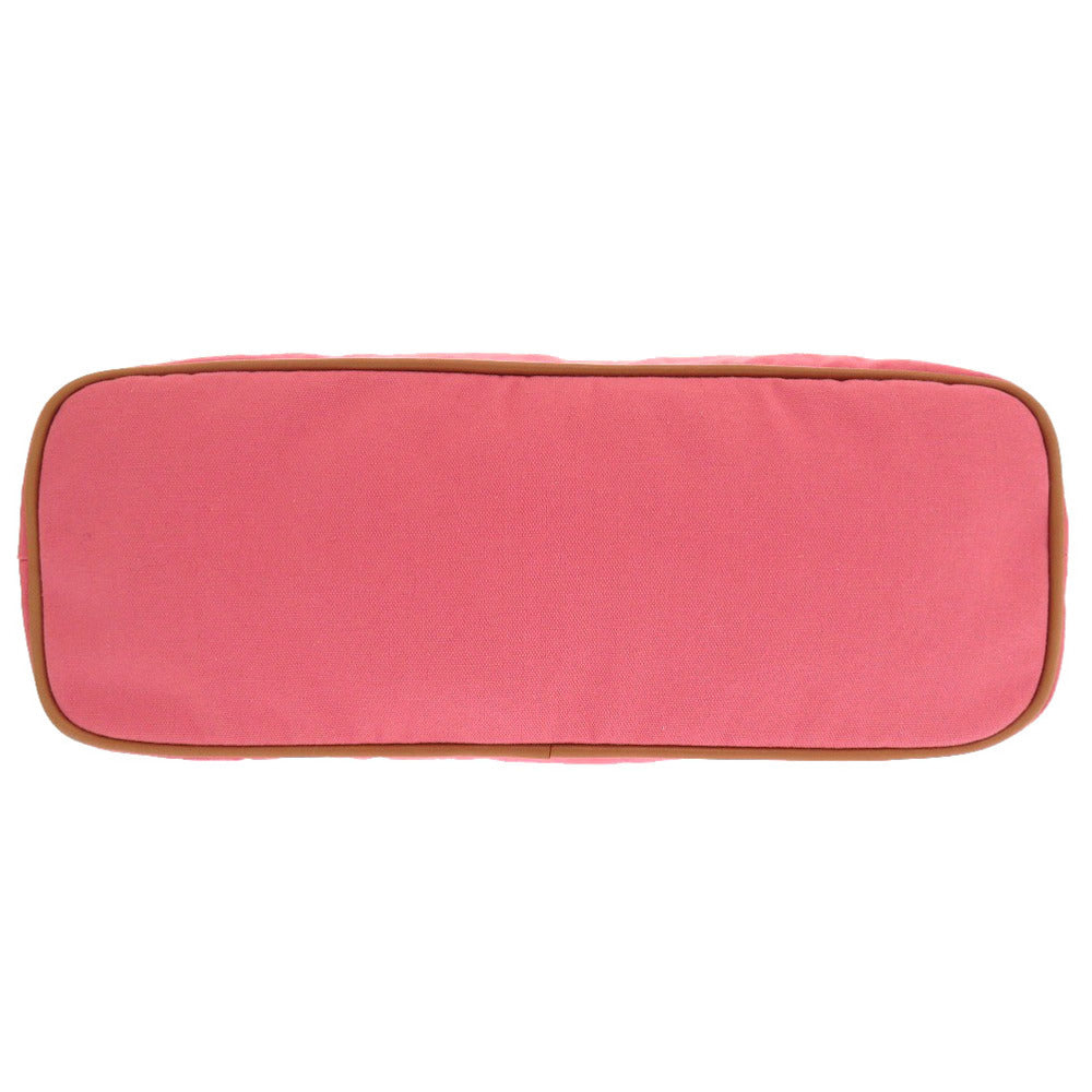 HERMES Pouch canvas pink Bolide Pouch TGM 34 Women Used