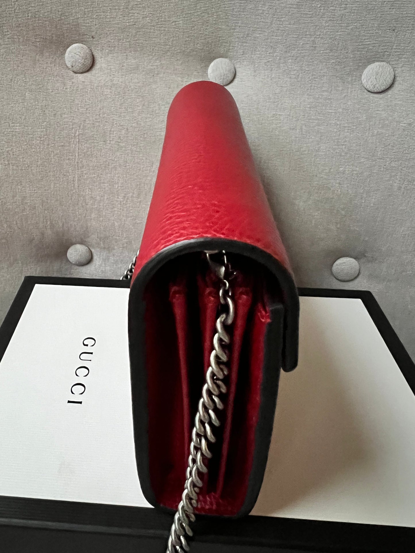 Gucci Dionysus Red Mini Chain Bag (RRP £1340)