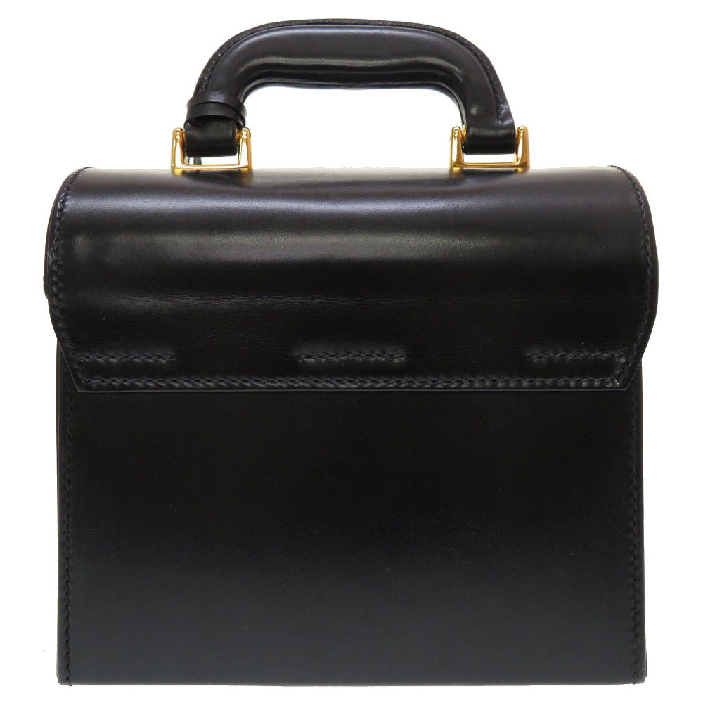 GUCCI Handbag 000 01 0246 leather black Ready lock Women Used