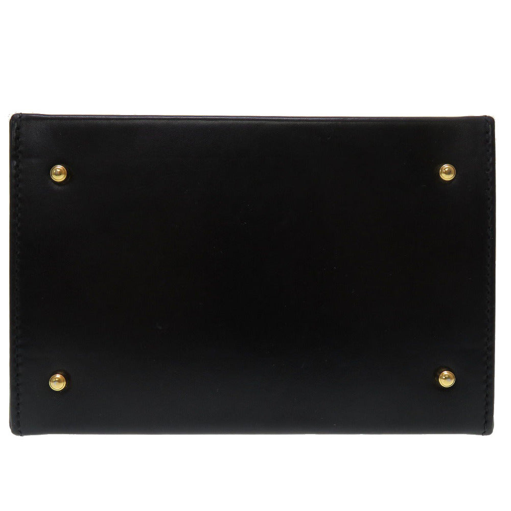 GUCCI Handbag 000 01 0246 leather black Ready lock Women Used