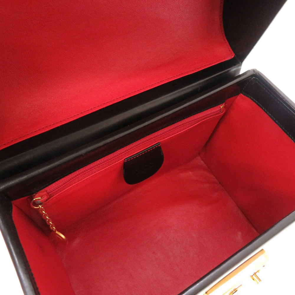 GUCCI Handbag 000 01 0246 leather black Ready lock Women Used
