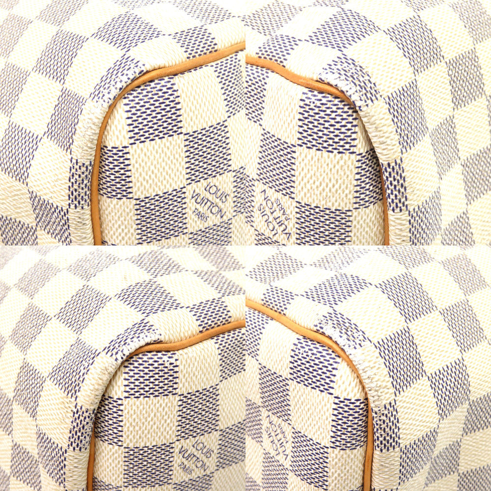 LOUIS VUITTON Boston Duffel bag N41429 Damier Azur Canvas white Keepall bandouliere55