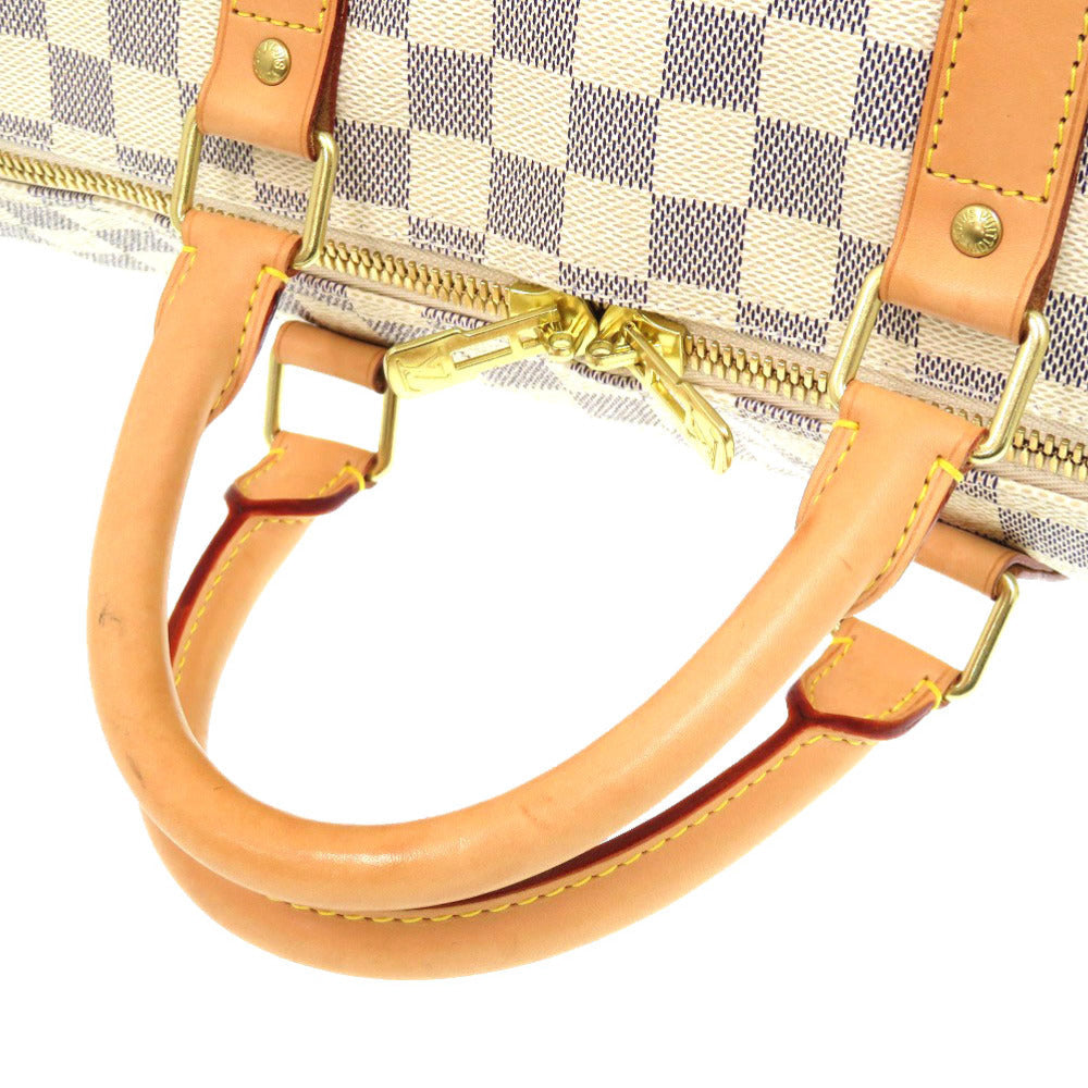 LOUIS VUITTON Boston Duffel bag N41429 Damier Azur Canvas white Keepall bandouliere55