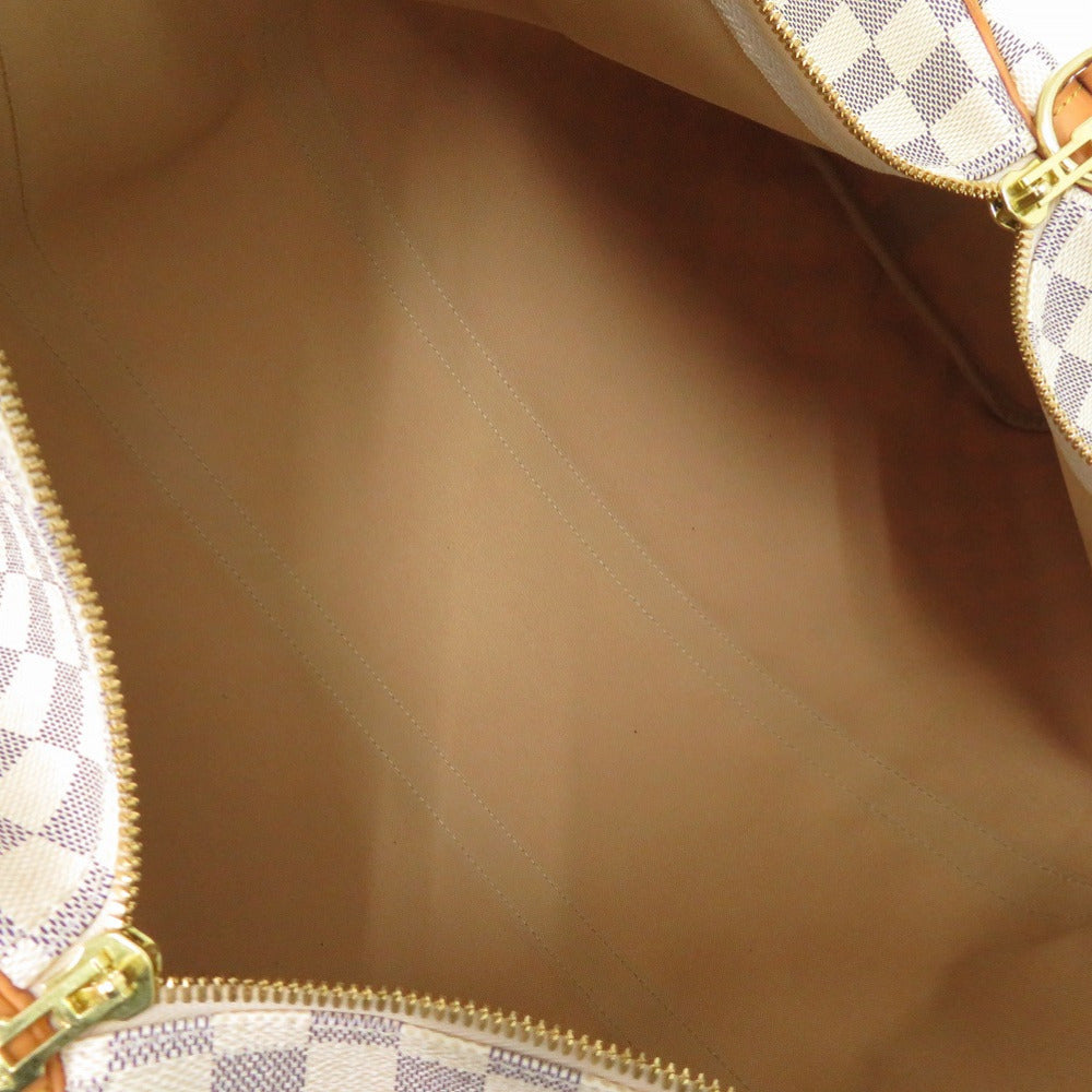 LOUIS VUITTON Boston Duffel bag N41429 Damier Azur Canvas white Keepall bandouliere55