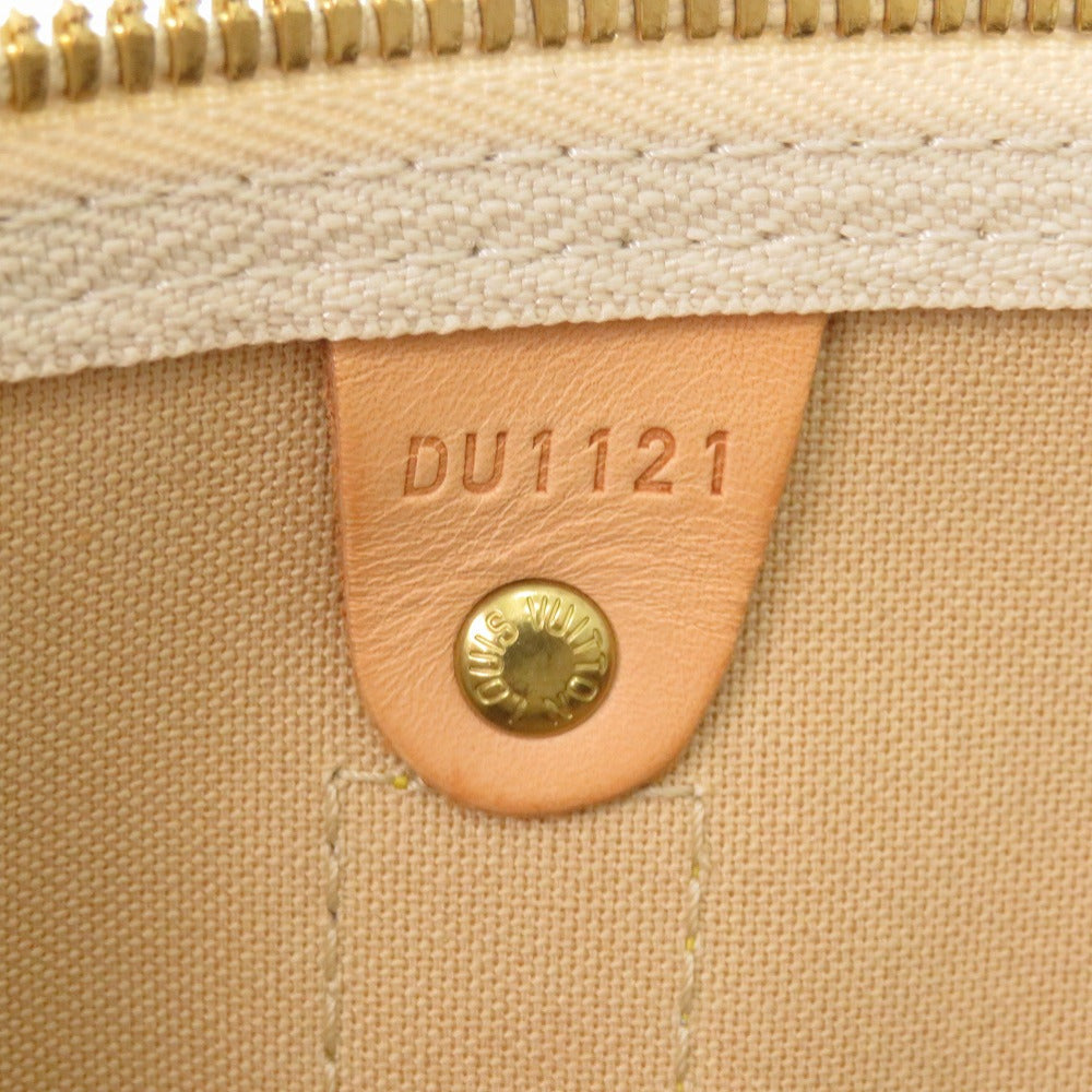 LOUIS VUITTON Boston Duffel bag N41429 Damier Azur Canvas white Keepall bandouliere55
