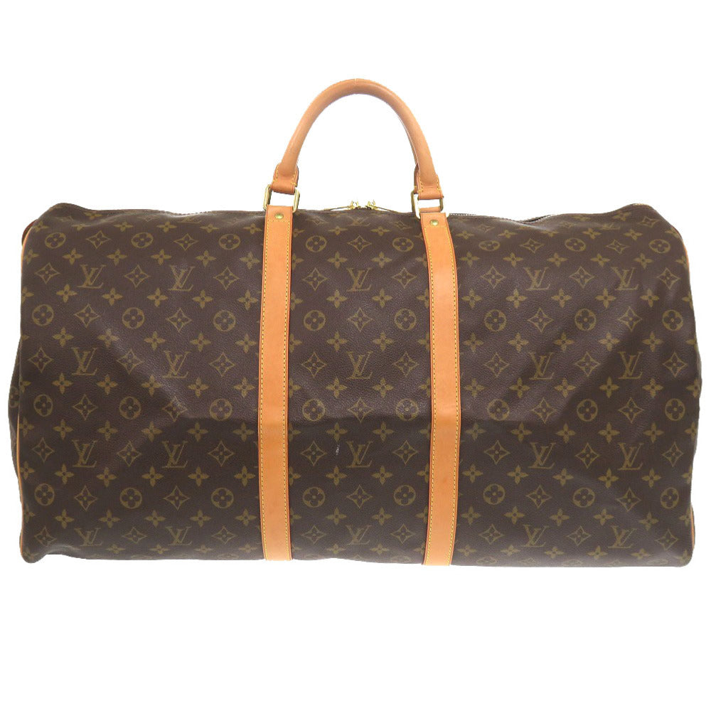 LOUIS VUITTON Boston Duffel bag M41422 Monogram canvas Brown Monogram Keepall 60 mens Used