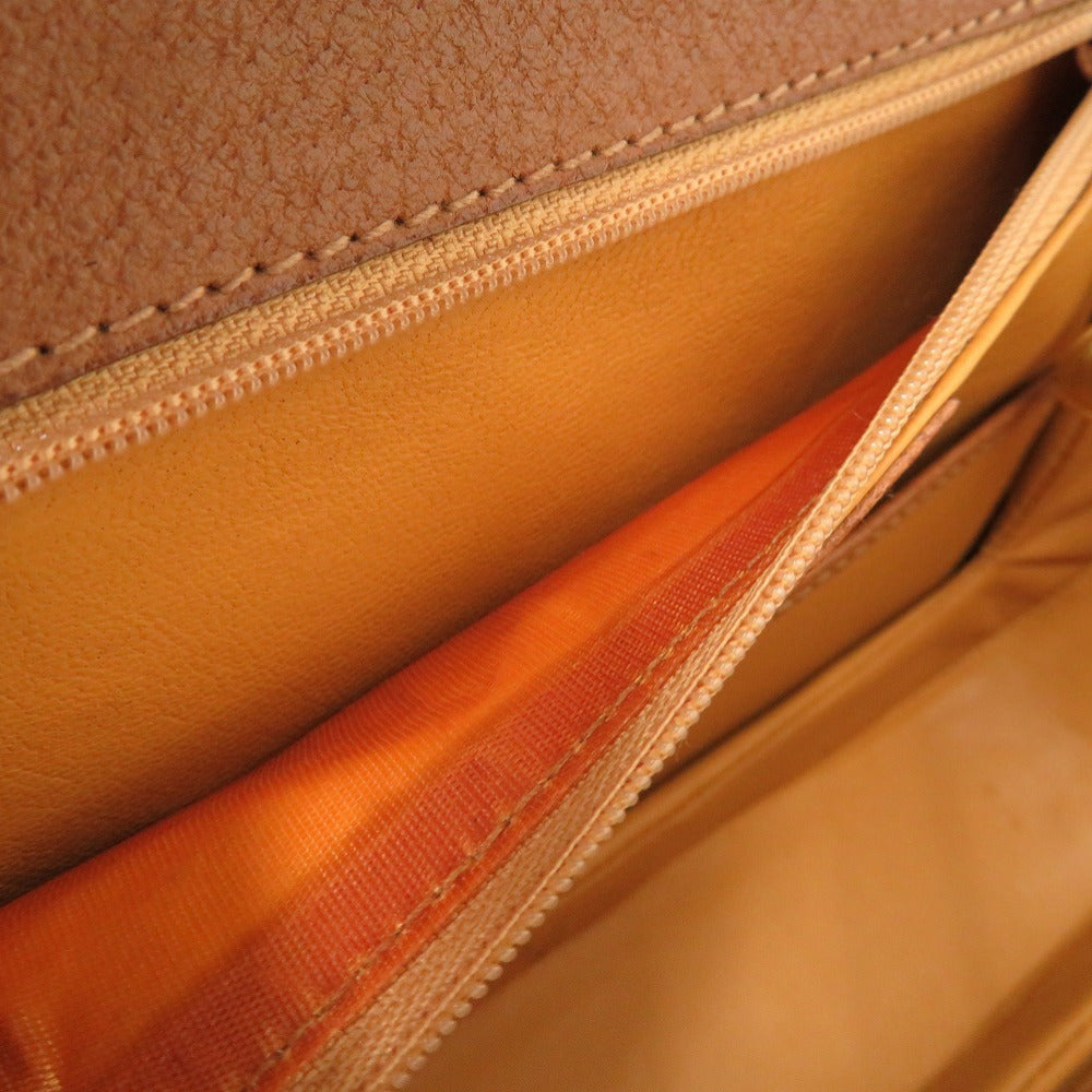 GUCCI Handbag 000 2046 0188 Bamboo Brown 2WAY Women Used