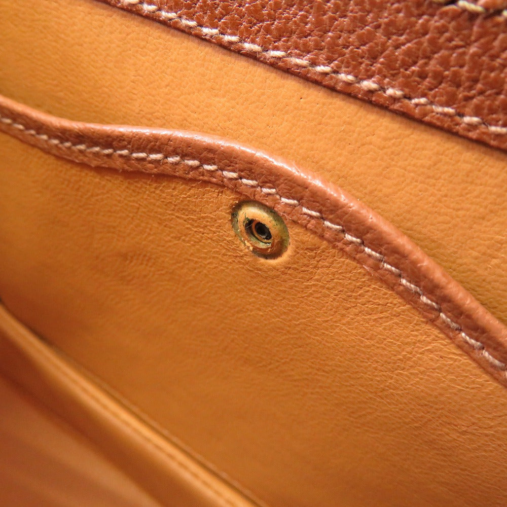 GUCCI Handbag 000 2046 0188 Bamboo Brown 2WAY Women Used