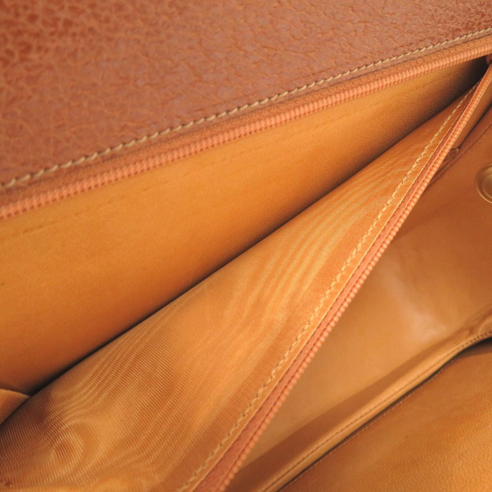 GUCCI Handbag 000 01 0633 leather Brown 2WAY Women Used