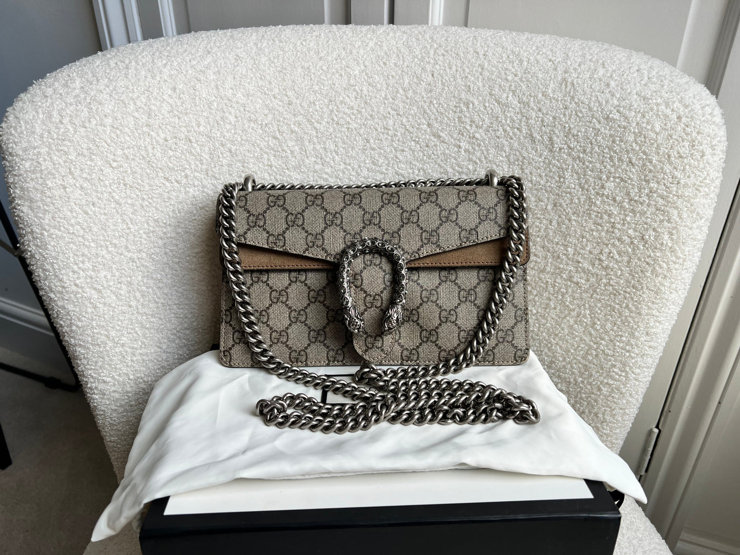 Gucci Dionysus GG Supreme Small Shoulder Bag (RRP £2,280)