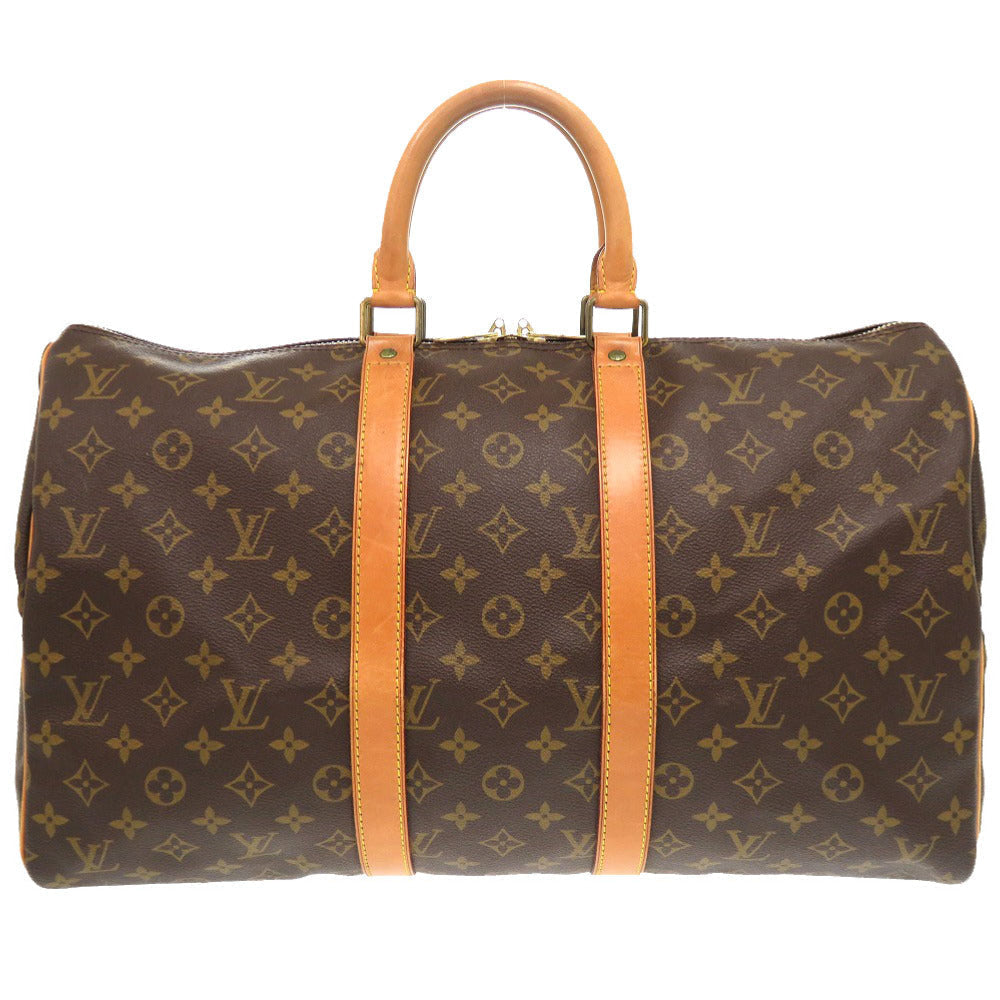 LOUIS VUITTON Boston Duffel bag M41428 Monogram canvas Brown Monogram Keepall 45